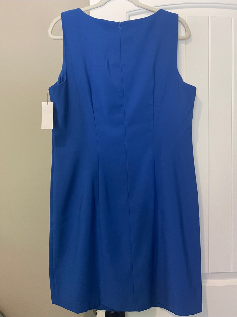 Alyx Royal Blue Sleeveless Sheath Dress - Picture 5 of 5